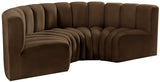 Arc Vegan Leather Modular Sofa - Elevate Your Space with Luxurious Design and Versatile Style Options