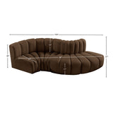Arc Vegan Leather Modular Sofa – Elevate Your Space with Timeless Luxury and Versatile Design