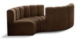 Arc Vegan Leather Modular Sofa - Elevate Your Space with Timeless Sophistication and Versatile Design