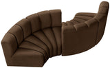 Arc Vegan Leather Modular Sofa - Elevate Your Space with Timeless Sophistication and Versatile Design