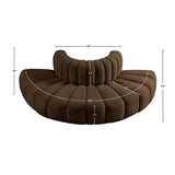 Arc Vegan Leather Modular Sofa - Elevate Your Space with Timeless Sophistication and Versatile Design