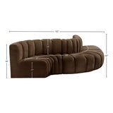 Arc Vegan Leather Modular Sofa – Elevate Your Space with Modern Luxury and Versatile Design Options