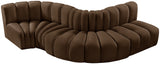 Arc Vegan Leather Modular Sofa – Elevate Your Space with Modern Luxury and Versatile Design Options