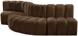 Arc Vegan Leather Modular Sofa – Elevate Your Space with Modern Luxury and Versatile Design Options