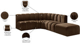 Arc Vegan Leather Modular Sofa: Elevate Your Space with Timeless Sophistication and Versatile Design