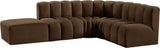 Arc Vegan Leather Modular Sofa: Elevate Your Space with Timeless Sophistication and Versatile Design