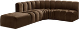 Arc Vegan Leather Modular Sofa: Elevate Your Space with Timeless Sophistication and Versatile Design