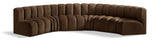 Arc Vegan Leather Modular Sofa - Elevate Your Space with Timeless Luxury and Versatile Design Options