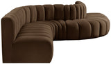 Arc Vegan Leather Modular Sofa - Elevate Your Space with Timeless Luxury and Versatile Comfort Today!
