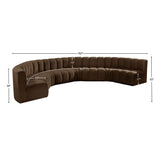Arc Vegan Leather Modular Sofa – Elevate Your Space with Timeless Sophistication and Versatile Design