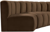 Arc Vegan Leather Modular Sofa – Elevate Your Space with Timeless Sophistication and Versatile Design