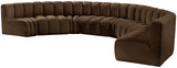 Arc Vegan Leather Modular Sofa – Elevate Your Space with Timeless Sophistication and Versatile Design