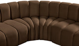 Arc Vegan Leather Modular Sofa – Elevate Your Space with Timeless Sophistication and Versatile Design