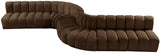 Arc Vegan Leather Modular Sofa - Elevate Your Space with Contemporary Luxury and Versatile Design
