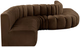 Arc Vegan Leather Modular Sofa - Elevate Your Space with Contemporary Luxury and Versatile Design