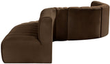 Arc Vegan Leather Modular Sofa - Elevate Your Space with Contemporary Luxury and Versatile Design