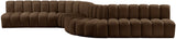 Arc Vegan Leather Modular Sofa - Elevate Your Space with Contemporary Luxury and Versatile Design