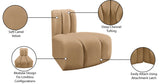 Arc Vegan Leather Modular Corner Chair - Elevate Your Space with Modern Luxury and Timeless Design