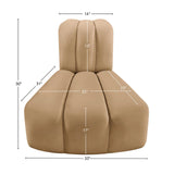 Arc Vegan Leather Modular Corner Chair - Elevate Your Space with Modern Luxury and Timeless Design