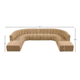 Arc Vegan Leather Modular Sofa – Elevate Your Space with Timeless Sophistication and Versatile Style