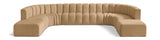 Arc Vegan Leather Modular Sofa – Elevate Your Space with Timeless Sophistication and Versatile Style