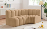 Arc Vegan Leather Modular Sofa - Modern Elegance with Deep Channel Tufting for Versatile Living Spaces