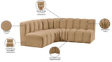 Arc Vegan Leather Modular Sofa - Elevate Your Space with Luxurious Design and Versatile Comfort