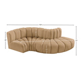 Arc Vegan Leather Modular Sofa – Elevate Your Space with Timeless Luxury and Versatile Design
