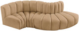 Arc Vegan Leather Modular Sofa – Elevate Your Space with Timeless Luxury and Versatile Design