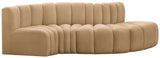 Arc Vegan Leather Modular Sofa – Elevate Your Space with Timeless Luxury and Versatile Design