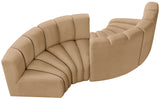 Arc Vegan Leather Modular Sofa - Elevate Your Space with Timeless Sophistication and Versatile Design