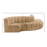 Arc Vegan Leather Modular Sofa – Elevate Your Space with Modern Luxury and Versatile Design Options
