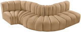 Arc Vegan Leather Modular Sofa – Elevate Your Space with Modern Luxury and Versatile Design Options