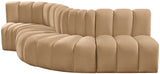 Arc Vegan Leather Modular Sofa – Elevate Your Space with Modern Luxury and Versatile Design Options
