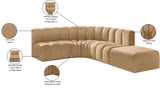 Arc Vegan Leather Modular Sofa: Elevate Your Space with Timeless Sophistication and Versatile Design