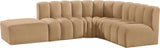 Arc Vegan Leather Modular Sofa: Elevate Your Space with Timeless Sophistication and Versatile Design