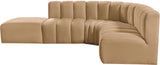 Arc Vegan Leather Modular Sofa: Elevate Your Space with Timeless Sophistication and Versatile Design