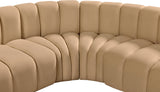 Arc Vegan Leather Modular Sofa: Elevate Your Space with Timeless Sophistication and Versatile Design