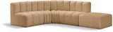 Arc Vegan Leather Modular Sofa: Elevate Your Space with Timeless Sophistication and Versatile Design