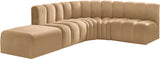 Arc Vegan Leather Modular Sofa: Elevate Your Space with Timeless Sophistication and Versatile Design