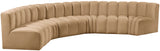 Arc Vegan Leather Modular Sofa - Elevate Your Space with Timeless Luxury and Versatile Design Options