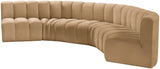 Arc Vegan Leather Modular Sofa - Elevate Your Space with Timeless Luxury and Versatile Design Options
