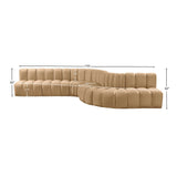 Arc Vegan Leather Modular Sofa - Elevate Your Space with Timeless Luxury and Versatile Comfort Today!