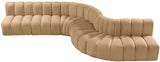 Arc Vegan Leather Modular Sofa - Elevate Your Space with Timeless Luxury and Versatile Comfort Today!