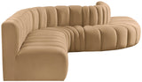 Arc Vegan Leather Modular Sofa - Elevate Your Space with Timeless Luxury and Versatile Comfort Today!