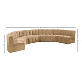 Arc Vegan Leather Modular Sofa – Elevate Your Space with Timeless Sophistication and Versatile Design
