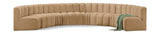 Arc Vegan Leather Modular Sofa – Elevate Your Space with Timeless Sophistication and Versatile Design