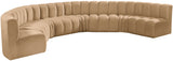 Arc Vegan Leather Modular Sofa – Elevate Your Space with Timeless Sophistication and Versatile Design