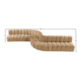 Arc Vegan Leather Modular Sofa - Elevate Your Space with Contemporary Luxury and Versatile Design