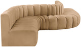 Arc Vegan Leather Modular Sofa - Elevate Your Space with Contemporary Luxury and Versatile Design